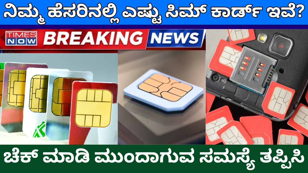 Check how many sim cards are in your name right away